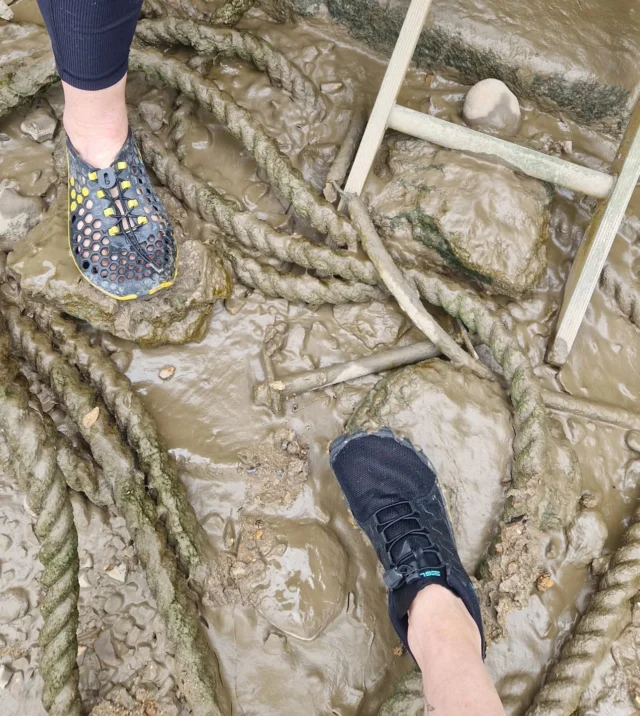 Slight mud situation en route to The Ship in Wandsworth, but the food, drinks, and company justified the effort.
A shout out to the super friendly bar staff too 

#thamesforeshore #theshipwandsworth #kayakthames
